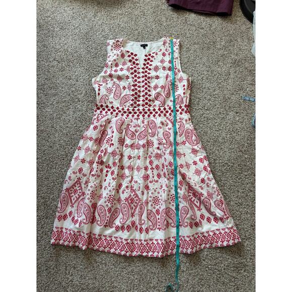 TALBOTS Paisley Sundress  SIZE 16, Nantucket Sleeveless Bandana Paisley - Picture 8 of 11